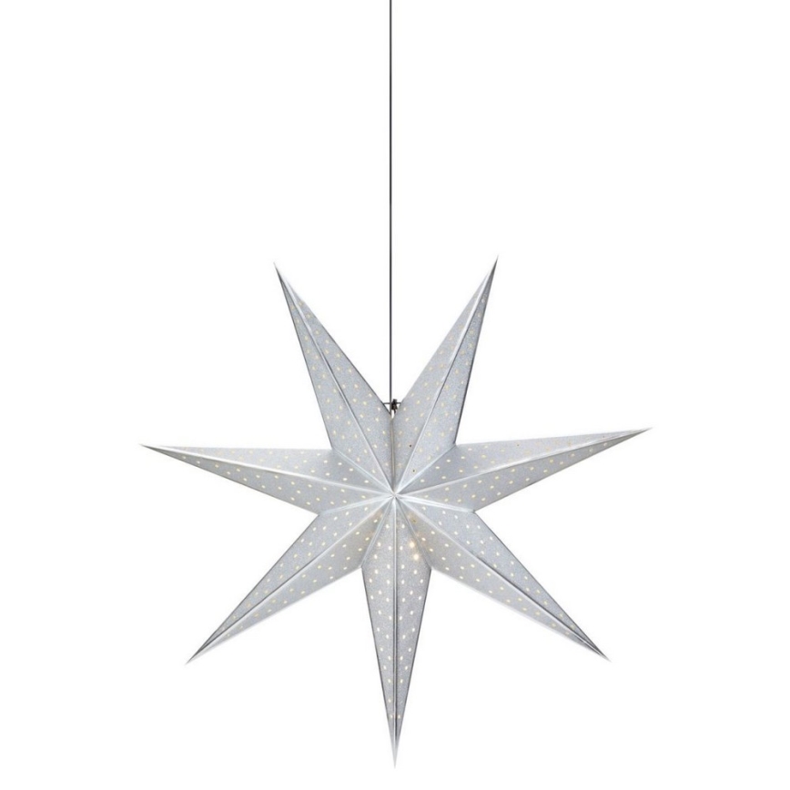 Markslöjd 705769 - Χριστουγεννιάτικo διακοσμητικό GLITTER 1xE14/25W/230V διάμετρος 45 cm ασημί