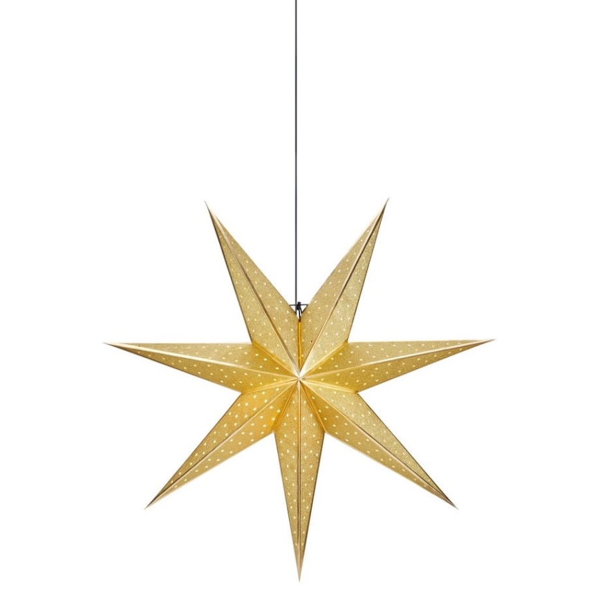 Markslöjd 705790 - Χριστουγεννιάτικο διακοσμητικό GLITTER 1xE14/25W/230V δ. 75 cm χρυσό