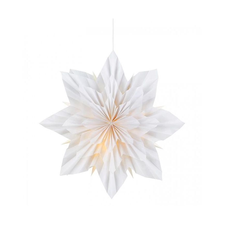 Markslöjd 705834 - Χριστουγεννιάτικο διακοσμητικό NEELA 1xE14/25W/230V δ. 56 cm λευκό