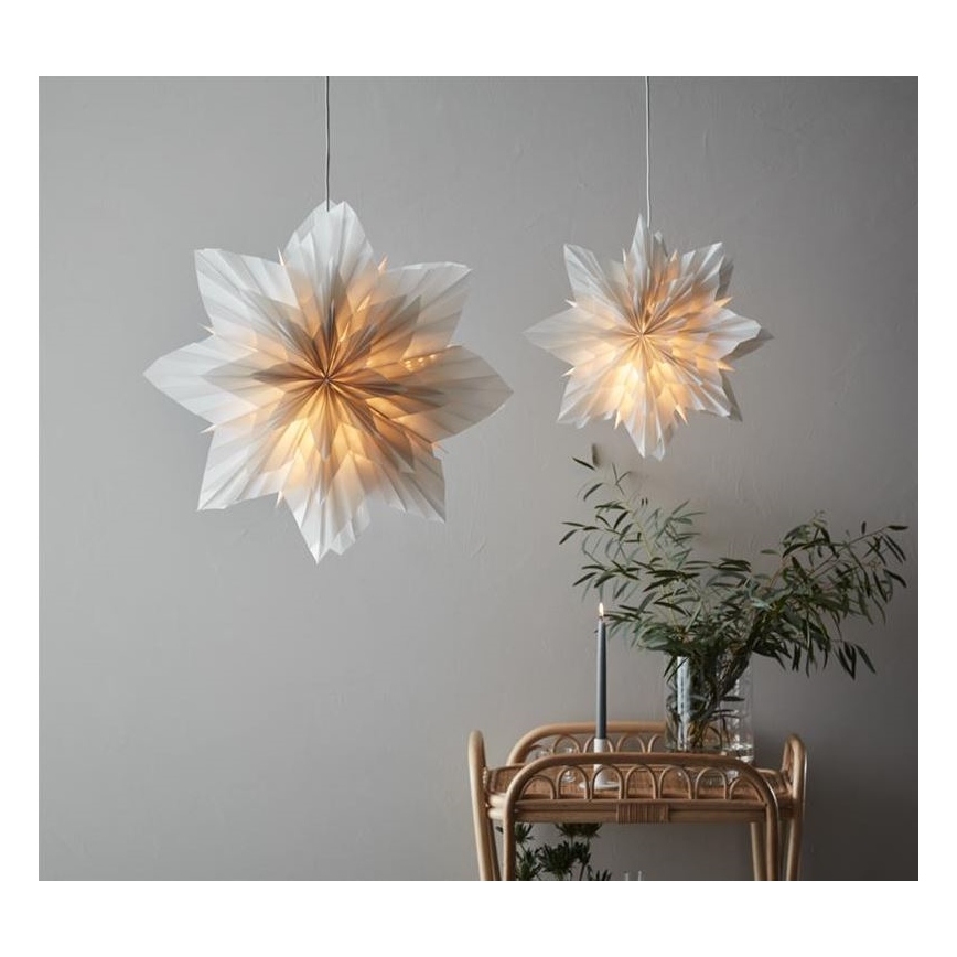 Markslöjd 705835 - Χριστουγεννιάτικη διακόσμηση NEELA 1xE14/25W/230V διάμετρος 60 cm γκρι