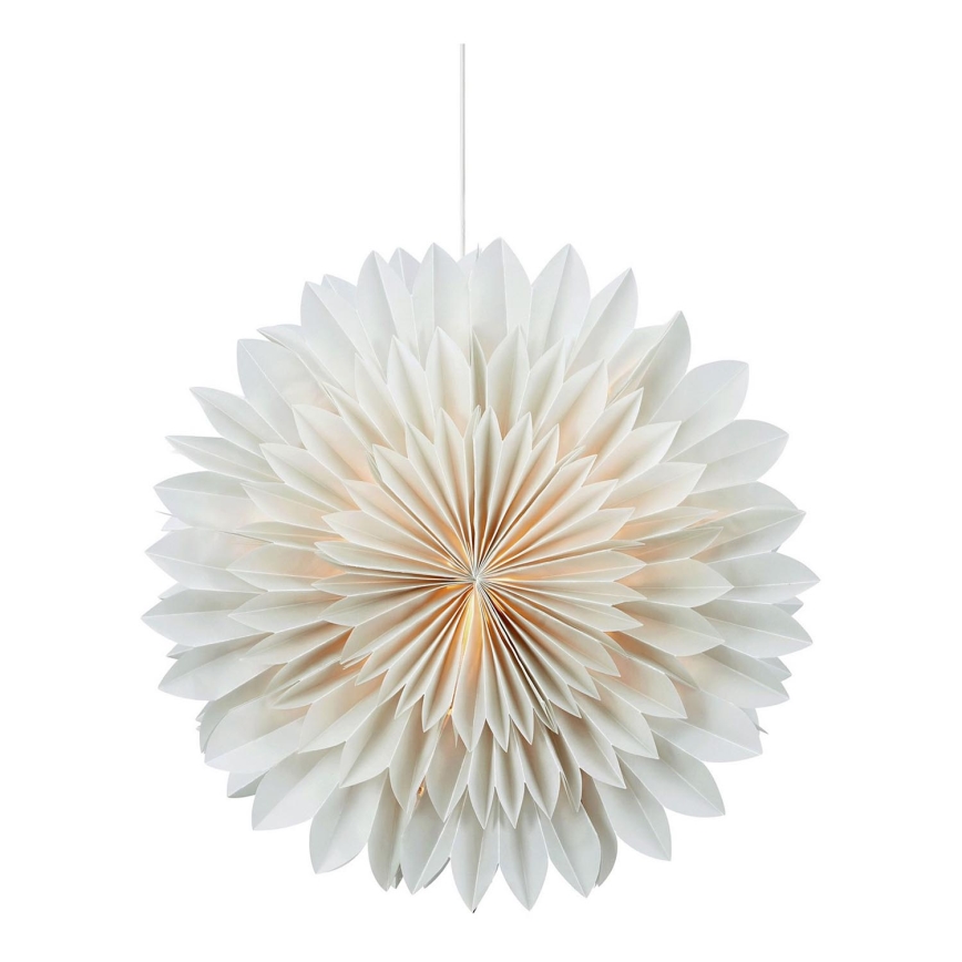 Markslöjd 705841 -  Χριστουγεννιάτικο διακοσμητικό SOLINA 1xE14/25W/230V διάμετρος 60 cm λευκό