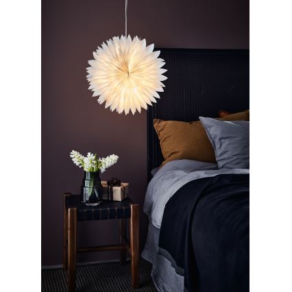 Markslöjd 705843 -  Χριστουγεννιάτικο διακοσμητικό SOLINA 1xE14/25W/230V διάμετρος 45 cm λευκό