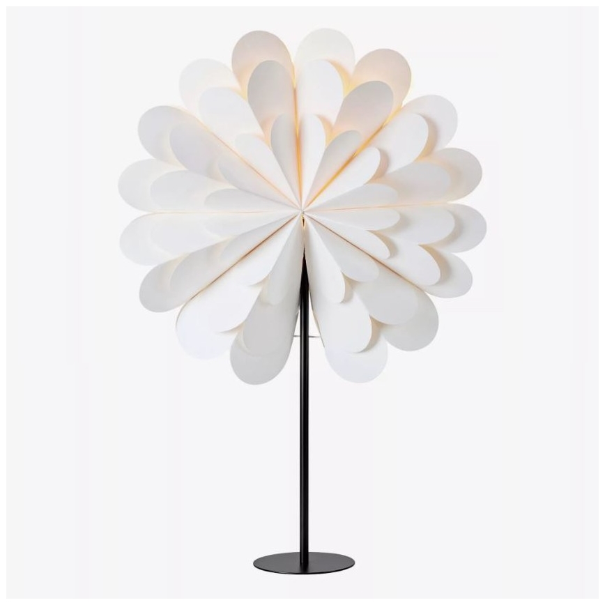 Markslöjd 705946 - Χριστουγεννιάτικο διακοσμητικό MARAVILLA 1xE14/25W/230V 68 cm λευκό/μαύρο