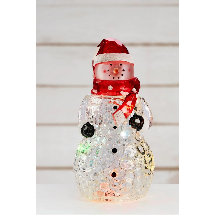 Markslöjd 706045 - LED χριστουγεννιάτικο διακοσμητικό HENRY LED/0,06W/3xAAA χιονάνθρωπος