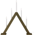 Markslöjd 706224 - Χριστουγεννιάτικο κηροπήγιο ARIELE 5xE10/3W/230V πεύκο/καφέ