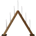 Markslöjd 706226 - Χριστουγεννιάτικο κηροπήγιο ARIELE 7xE10/3W/230V ξύλο/λευκό