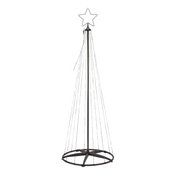 Markslöjd 706329 - LED εξωτερική χριστουγεννιάτικη διακόσμηση ABETO 200xLED/2,7W/230V 2m IP44 μαύρη