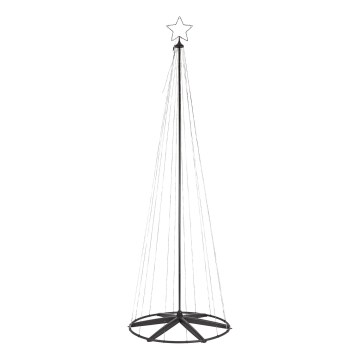 Markslöjd 706330 - LED Εξωτερική χριστουγεννιάτικη διακόσμηση ABETO 380xLED/3,6W/230V 3m IP44 μαύρη