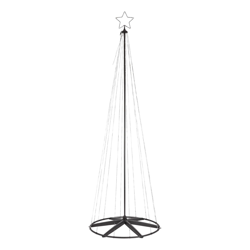 Markslöjd 706330 - LED Εξωτερική χριστουγεννιάτικη διακόσμηση ABETO 380xLED/3,6W/230V 3m IP44 μαύρη