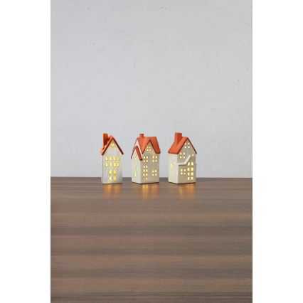 Markslöjd 706351 - ΣΕΤ 3x LED ρυθμιζόμενη επαναφορτιζόμενη χριστουγεννιάτικη διακόσμηση MOLTON LED/0,1W/3,7V 150 mAh + τηλεχειριστήριο