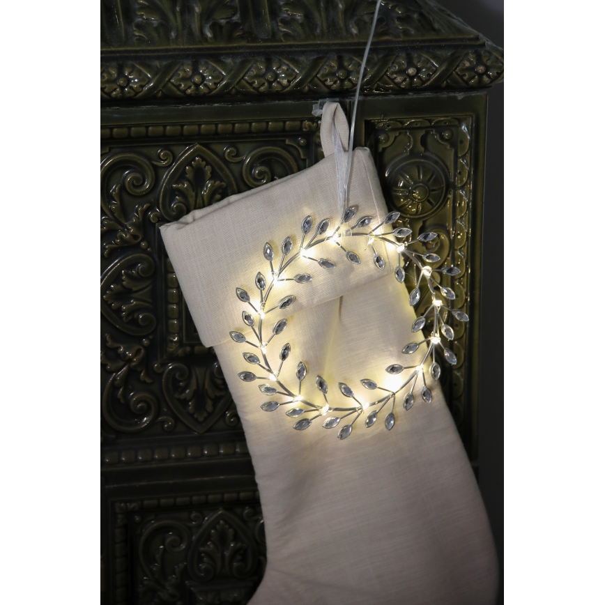 Markslöjd 706557 - LED Χριστουγεννιάτικο διακοσμητικό ARIA LED/3,12W/2xAA ασημί