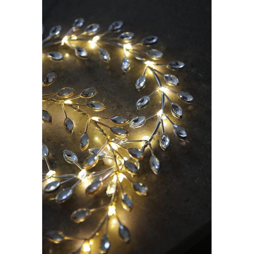 Markslöjd 706558 - LED Χριστουγεννιάτικη διακόσμηση ARIA LED/3,12W/2xAA χρυσή
