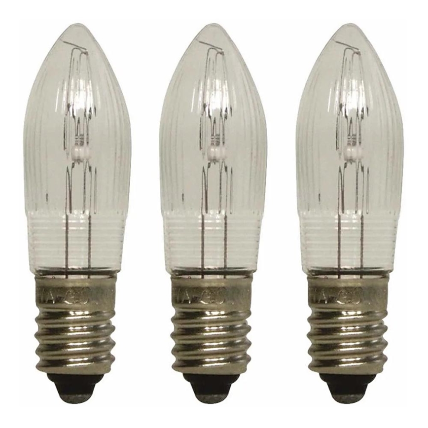 Markslöjd 8264 - ΣΕΤ 3x Heavy-duty Χριστουγεννιάτικος λαμπτήρας TOPPLAMPA E10/3W/55V