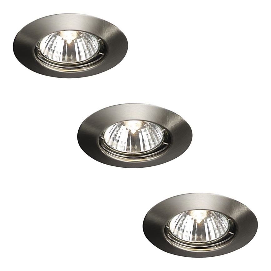 Massive 59393/17/10 - Σετ 3 τεμαχίων φωτιστικών οροφής μπάνιου ALPHA 1xGU10/50W/230V IP23