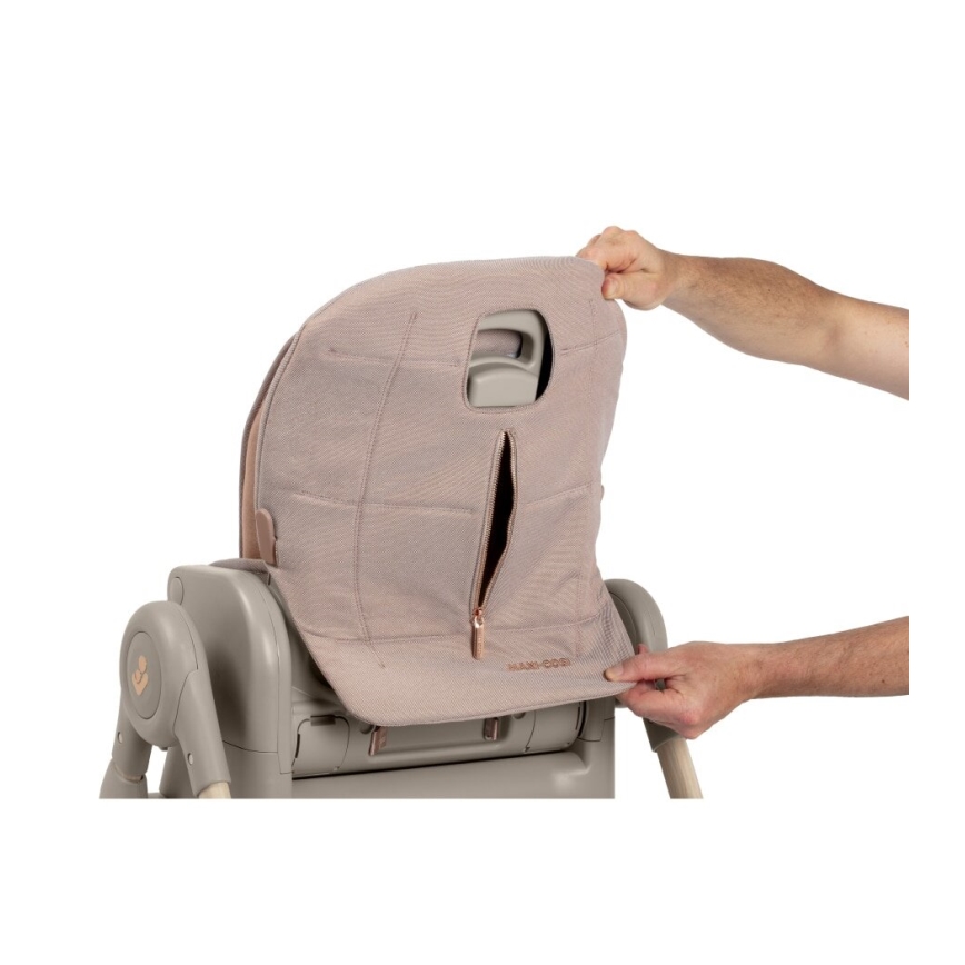 Maxi-Cosi - Καρεκλάκι φαγητού MINLA PLUS μπεζ/ροζ