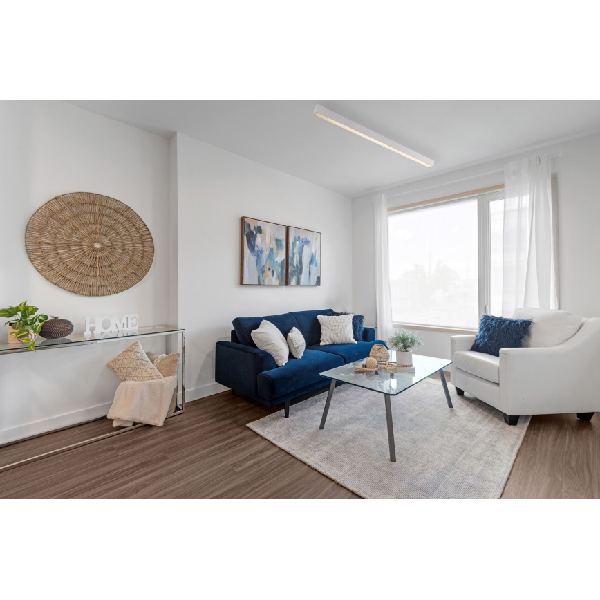 MAXLIGHT C0125D - LED Dimmable φωτιστικό οροφής LINEAR LED/36W/230V 113,5 cm λευκό