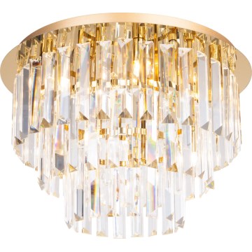 MAXLIGHT C0205 - Φωτιστικό οροφής MONACO 9xG9/40W/230V διάμετρος 42 cm χρυσό