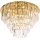 MAXLIGHT C0206 - Φωτιστικό οροφής MONACO 15xG9/40W/230V διάμετρος 60 cm χρυσό