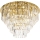MAXLIGHT C0224 - Φωτιστικό οροφής MONACO 16xG9/40W/230V διάμετρος 80 cm χρυσό