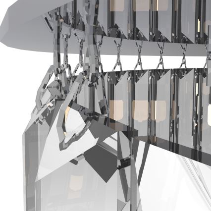 MAXLIGHT C0225 - Φωτιστικό οροφής MONACO 16xG9/40W/230V διάμετρος 80 cm γυαλιστερό χρώμιο