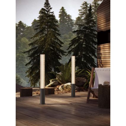 MAXLIGHT F0064 - Εξωτερικό φωτιστικό LED GARDENIA LED/25W/230V 105 cm CRI 93 IP65 μαύρο