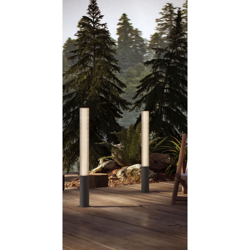 MAXLIGHT F0065 - LED εξωτερικό φωτιστικό GARDENIA LED/25W/230V 105 cm CRI 93 IP65 ανθρακί