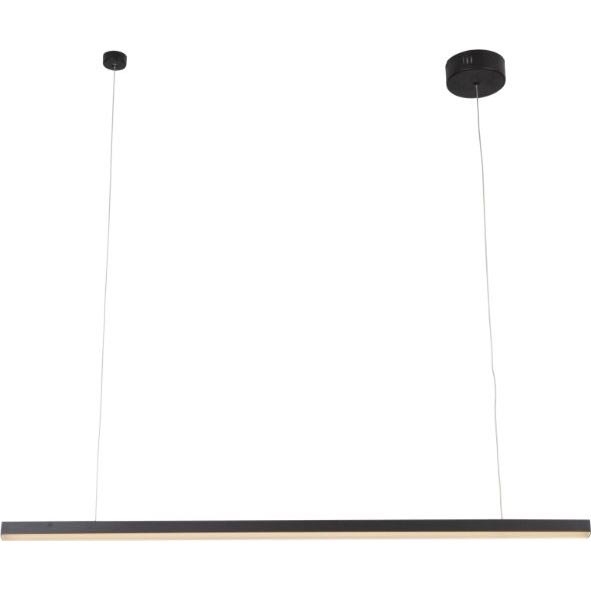 MAXLIGHT P0310D - Led Dimmable κρεμαστό φωτιστικό οροφής TRIO LED/12W/230V μαύρο