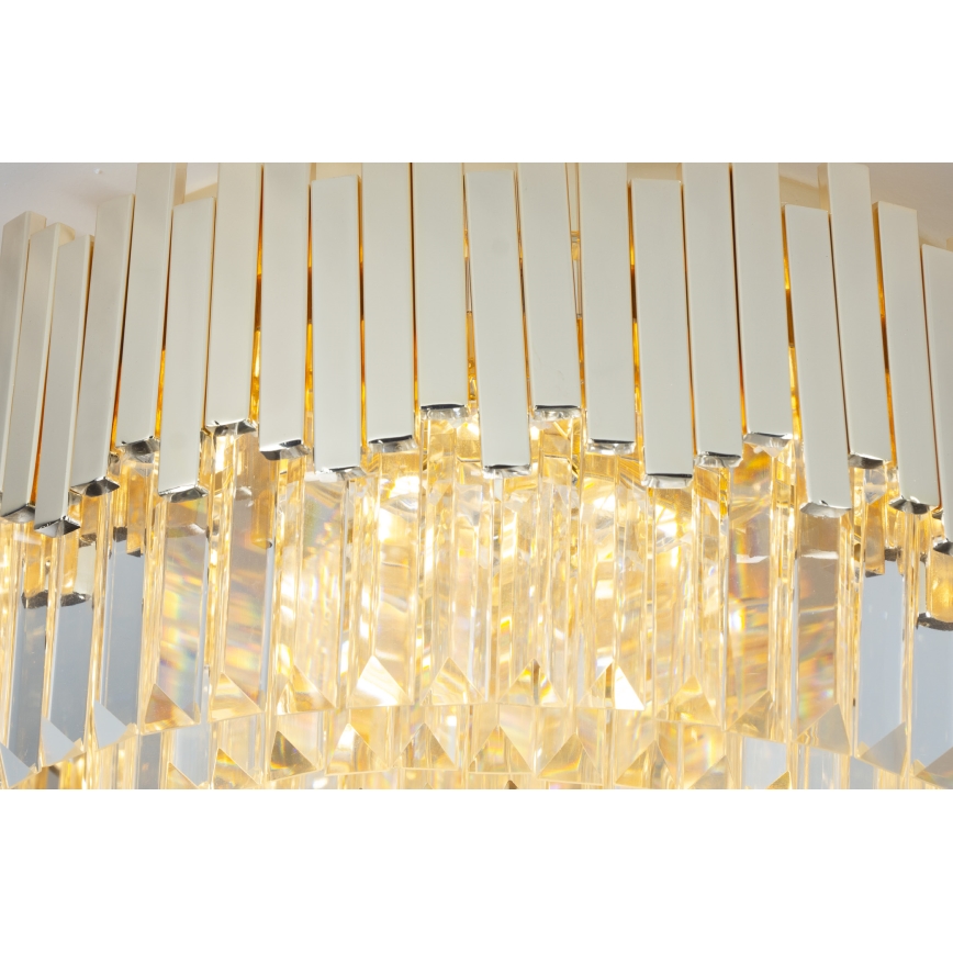 MAXLIGHT P0368 - Κρεμαστό φωτιστικό οροφής TREND 8xE14/40W/230V διάμετρος 45 cm χρυσό