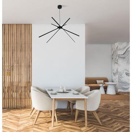 MAXLIGHT P0412 -  Κρεμαστό φωτιστικό οροφής LED ΑΡΑΧΝΗ LED/33W/230V μαύρο