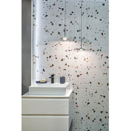 MAXLIGHT P0456 -  Κρεμαστό φωτιστικό οροφής LED HANA LED/6W/230V διάμετρος 17,5 cm μαύρο