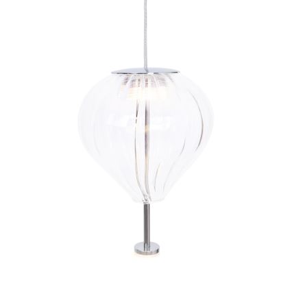 MAXLIGHT P0527 -  Κρεμαστό φωτιστικό οροφής LED PALLONCINI 2xLED/3W/230V διάμετρος 12 cm διαφανές