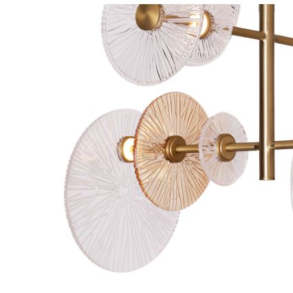 MAXLIGHT P0541 - Κρεμαστό φωτιστικό οροφής LED ALLURE 14xLED/5W/230V διάμετρος 60 cm χρυσό