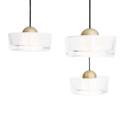 MAXLIGHT P0543 -  Κρεμαστό φωτιστικό οροφής LED LIPARI LED/22W/230V διάμετρος 35 cm διαφανή