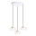 MAXLIGHT P0543 -  Κρεμαστό φωτιστικό οροφής LED LIPARI LED/22W/230V διάμετρος 35 cm διαφανή