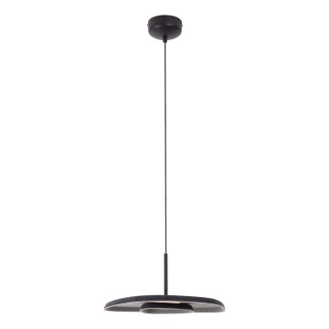 MAXLIGHT P0560 -  Κρεμαστό φωτιστικό οροφής LED DEUX LED/5W/230V μαύρο