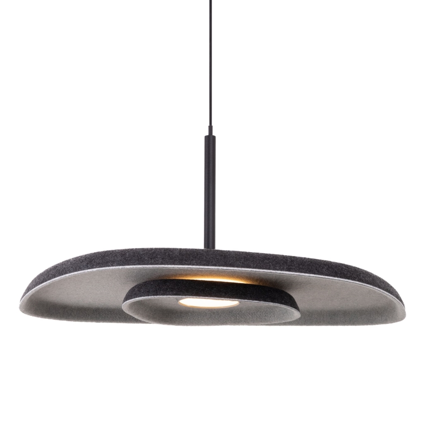 MAXLIGHT P0560 -  Κρεμαστό φωτιστικό οροφής LED DEUX LED/5W/230V μαύρο