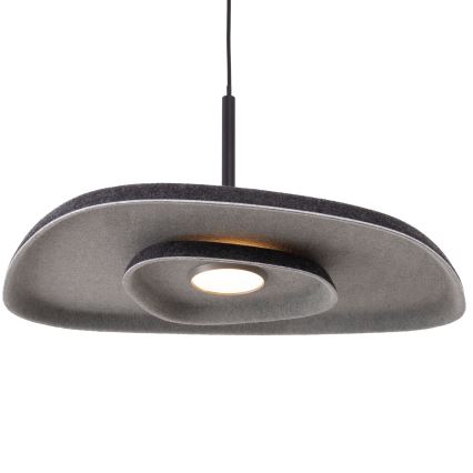 MAXLIGHT P0560 -  Κρεμαστό φωτιστικό οροφής LED DEUX LED/5W/230V μαύρο