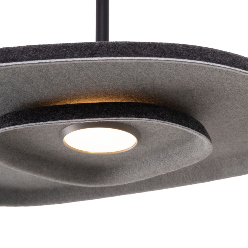 MAXLIGHT P0560 -  Κρεμαστό φωτιστικό οροφής LED DEUX LED/5W/230V μαύρο
