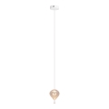 MAXLIGHT P0575 -  Κρεμαστό φωτιστικό οροφής LED PALLONCINI 2xLED/3W/230V διάμετρος 12 cm μπεζ