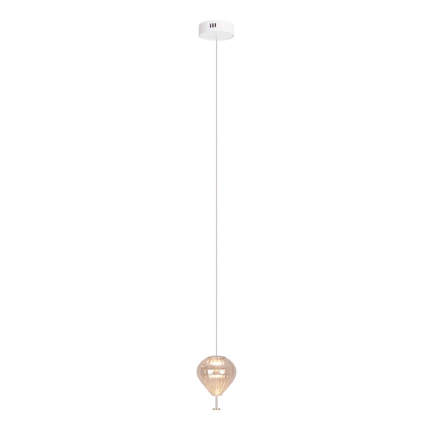 MAXLIGHT P0575 -  Κρεμαστό φωτιστικό οροφής LED PALLONCINI 2xLED/3W/230V διάμετρος 12 cm μπεζ