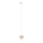 MAXLIGHT P0575 -  Κρεμαστό φωτιστικό οροφής LED PALLONCINI 2xLED/3W/230V διάμετρος 12 cm μπεζ