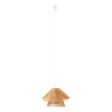 MAXLIGHT P0578 - Κρεμαστό φωτιστικό οροφής AMALFI 1xE27/15W/230V διάμετρος 45 cm μπεζ