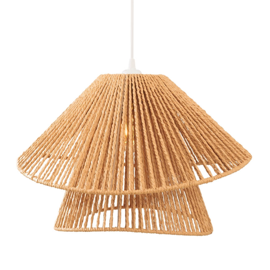 MAXLIGHT P0578 - Κρεμαστό φωτιστικό οροφής AMALFI 1xE27/15W/230V διάμετρος 45 cm μπεζ