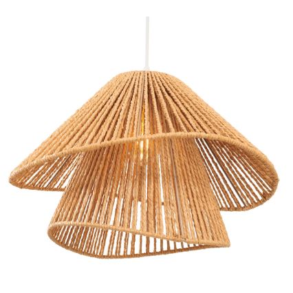 MAXLIGHT P0578 - Κρεμαστό φωτιστικό οροφής AMALFI 1xE27/15W/230V διάμετρος 45 cm μπεζ