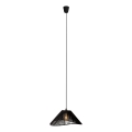 MAXLIGHT P0579 - Κρεμαστό φωτιστικό οροφής AMALFI 1xE27/15W/230V διάμετρος 45 cm μαύρο