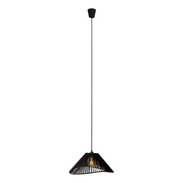 MAXLIGHT P0579 - Κρεμαστό φωτιστικό οροφής AMALFI 1xE27/15W/230V διάμετρος 45 cm μαύρο