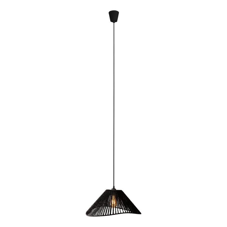 MAXLIGHT P0579 - Κρεμαστό φωτιστικό οροφής AMALFI 1xE27/15W/230V διάμετρος 45 cm μαύρο
