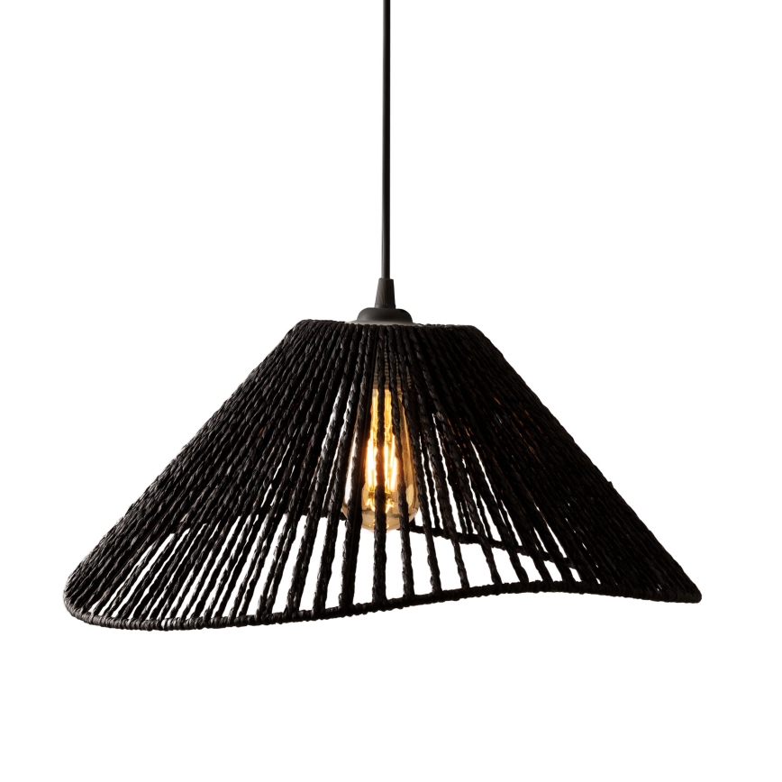 MAXLIGHT P0579 - Κρεμαστό φωτιστικό οροφής AMALFI 1xE27/15W/230V διάμετρος 45 cm μαύρο