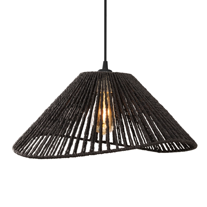 MAXLIGHT P0579 - Κρεμαστό φωτιστικό οροφής AMALFI 1xE27/15W/230V διάμετρος 45 cm μαύρο