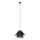 MAXLIGHT P0580 - Κρεμαστό φωτιστικό οροφής AMALFI 1xE27/15W/230V διάμετρος 45 cm μαύρο